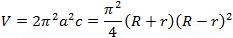 Torus volume