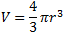 Sphere volume