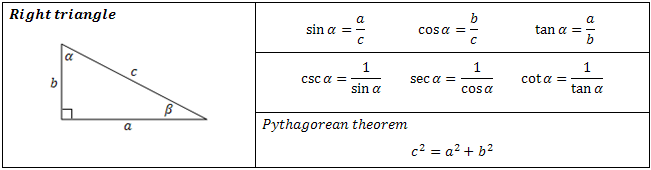 Right triangle